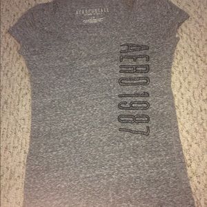 Aeropostale Grey V-Neck